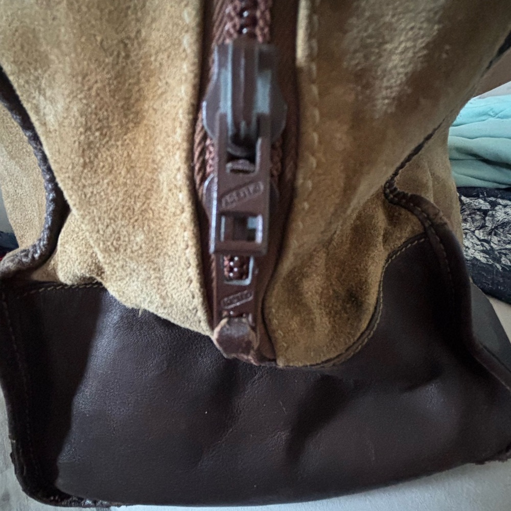 Loewe Vintage Amazona 44 Suede Weekender Bag –Tan/Brown Collector’s Travel Piece - Picture 8 of 14